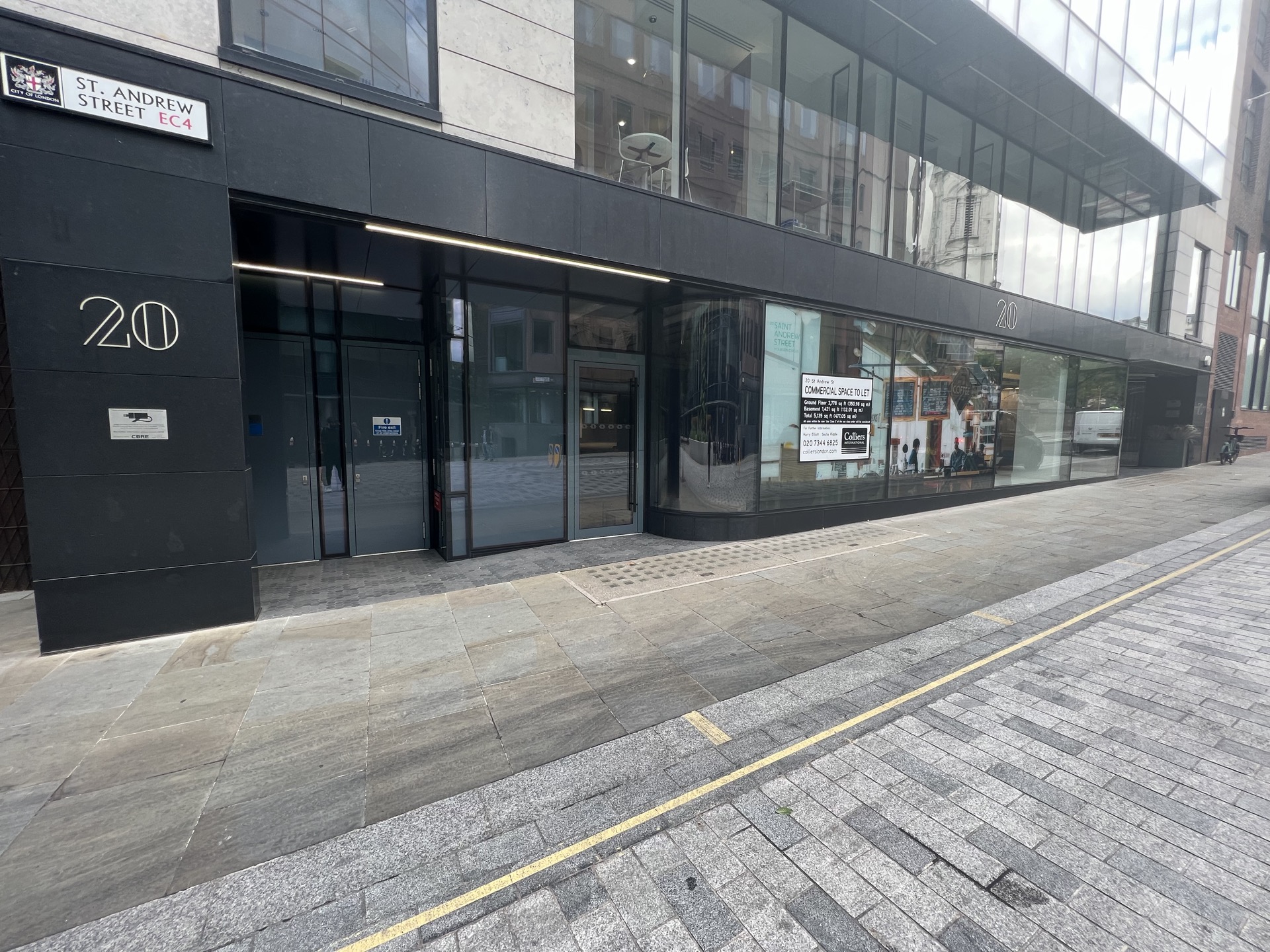cycle-store entry — make-good and channel drainage — Existing