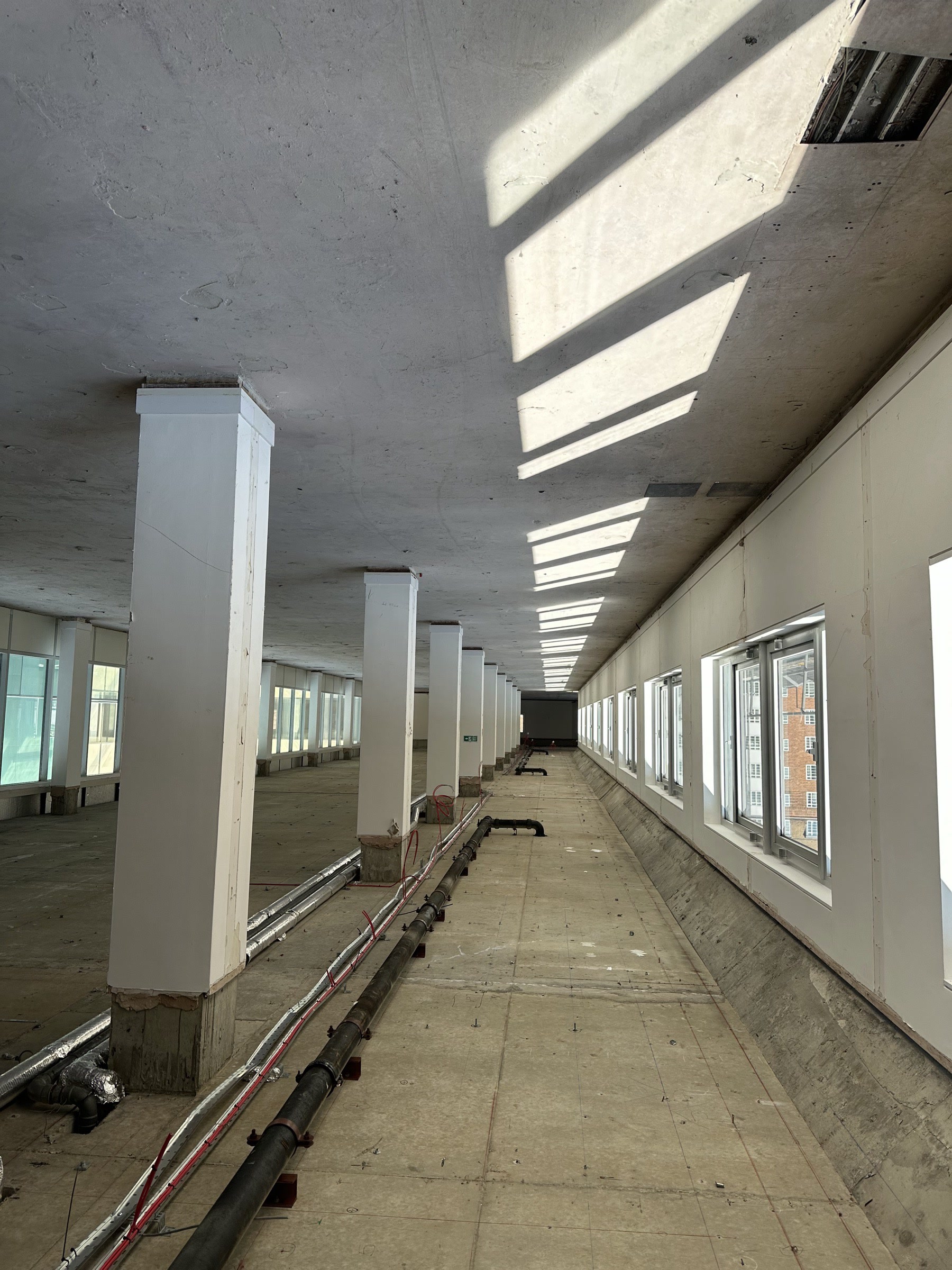 HVAC perimeter corridor — After